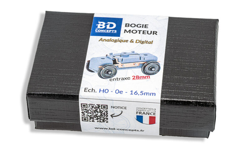 Bogie moteur échelle H0 - (écartement 16,5mm) – Image 3