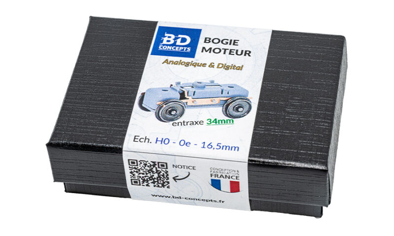 Bogie moteur échelle H0 - (écartement 16,5mm) – Image 4
