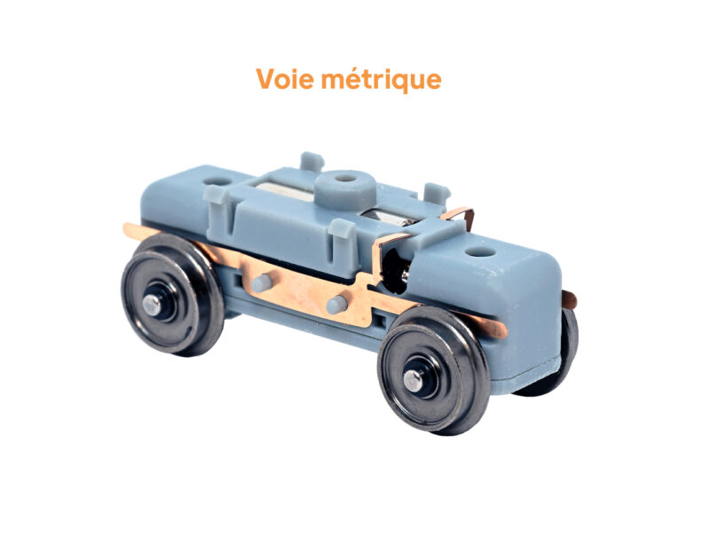 Bogie moteur échelle H0m (écartement 12mm)