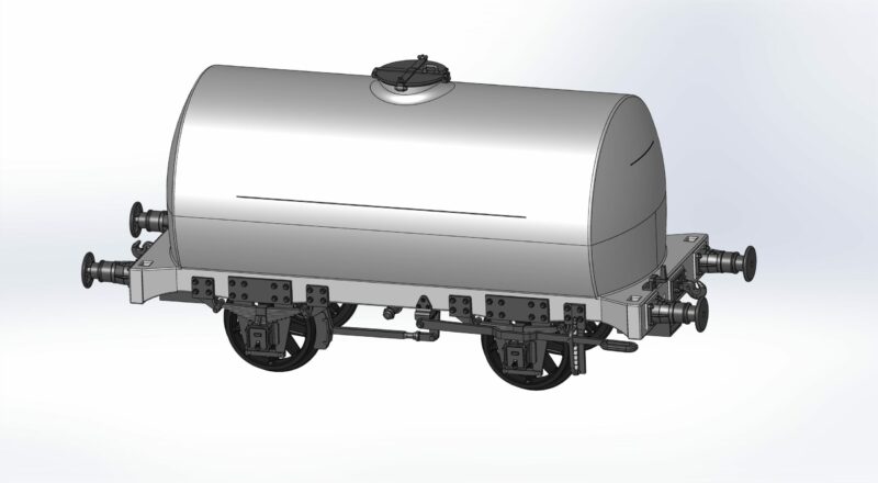 Wagon citerne en ciment armé (modèle à assembler) – Image 7