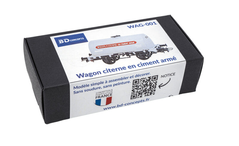 Wagon citerne en ciment armé (modèle à assembler) – Image 5