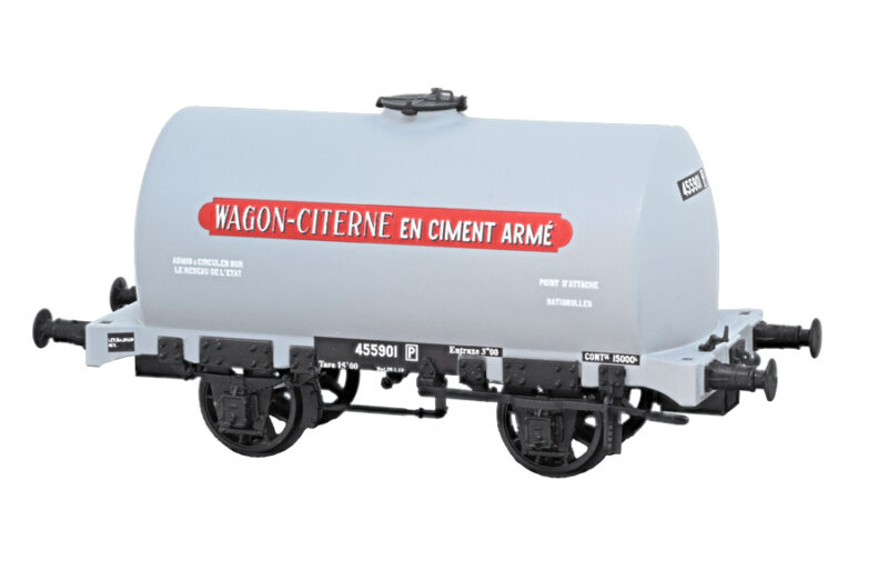 Wagon citerne en ciment armé (modèle à assembler) – Image 6