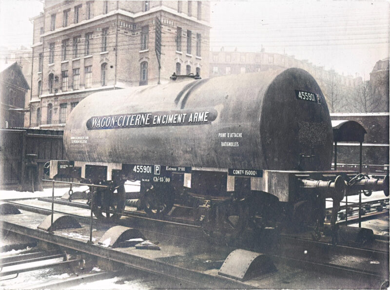 Wagon citerne en ciment armé (modèle à assembler) – Image 4