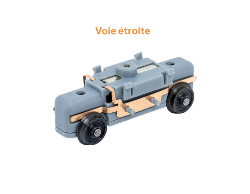 Bogie moteur échelle H0e (écartement 9mm)