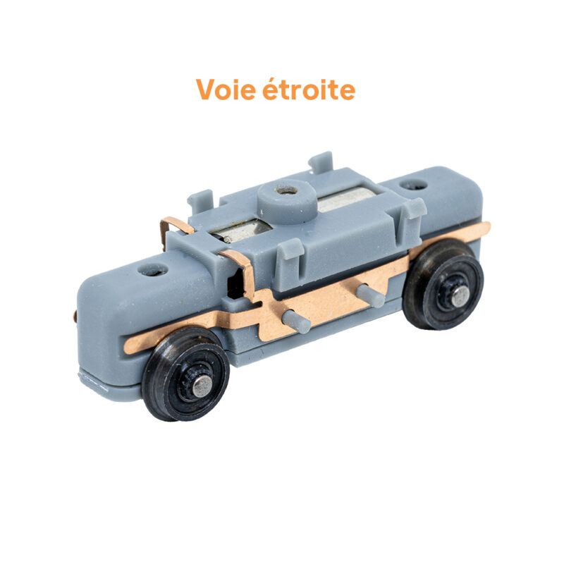 Bogie moteur échelle H0e (écartement 9mm)